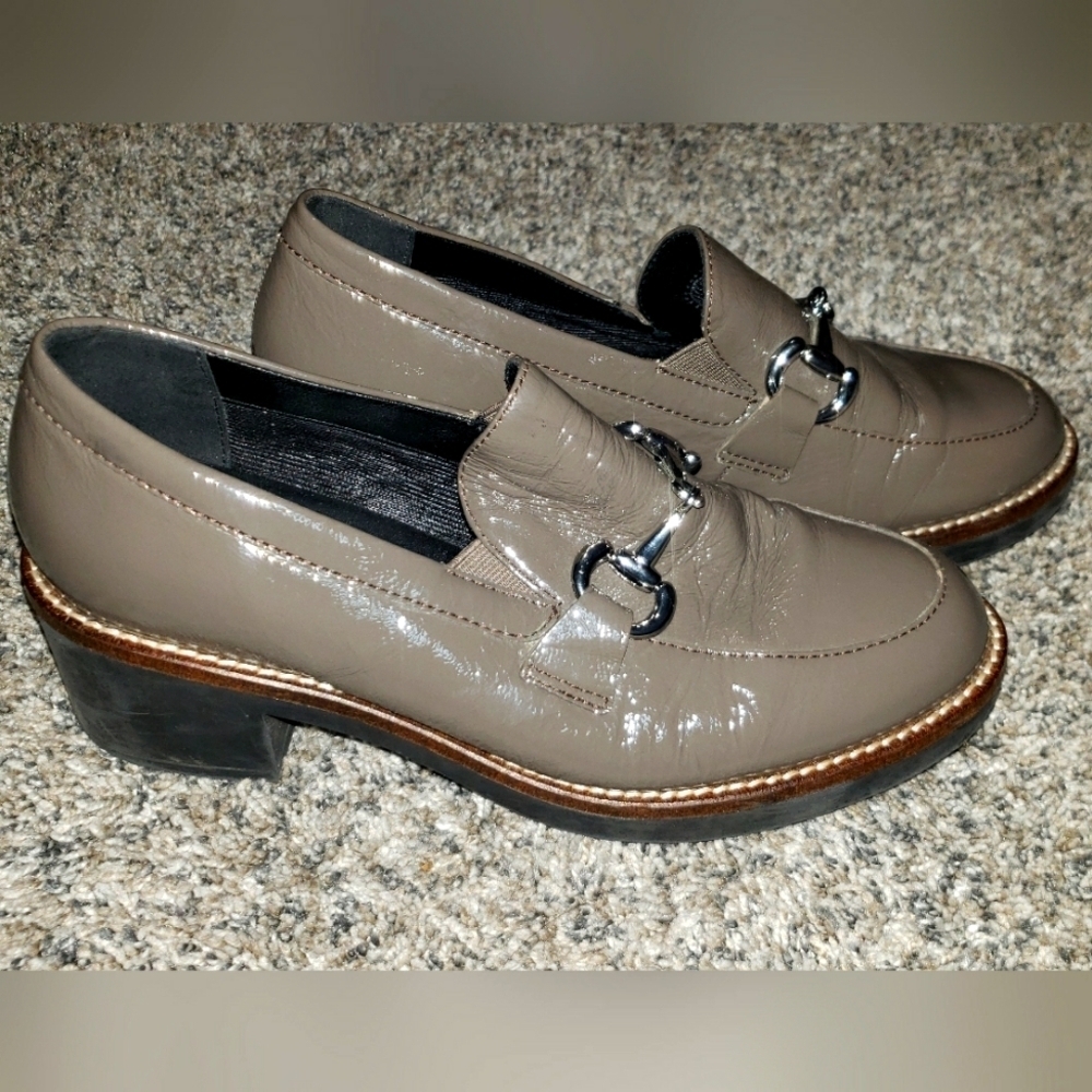 Vera Pelle| Platform Loafers with Silver Accent